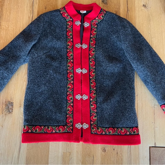 Evebofoss Jackets & Coats Vintage Norwegian Wool Winter Coat Fida